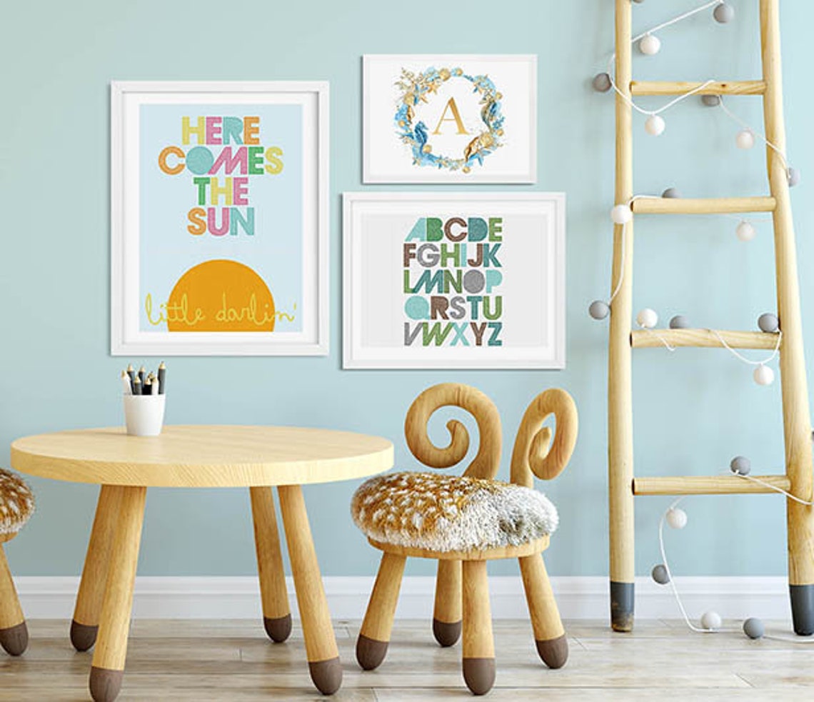 Download PSD Frame styled mockup Poster Decor mockup Nursery Poster | Etsy