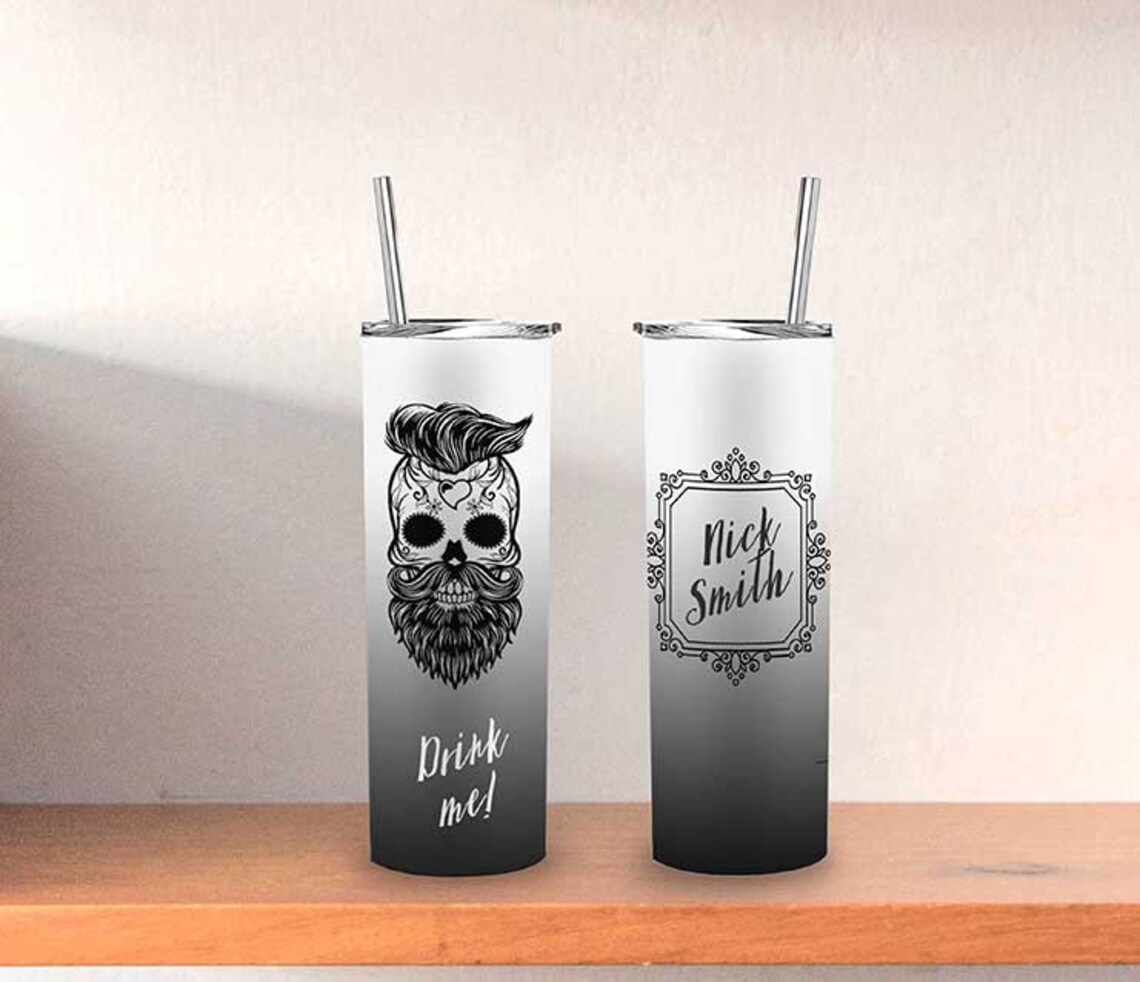 JPG PSD Blank Sublimation Skinny Tumbler Mockup Tumbler Etsy