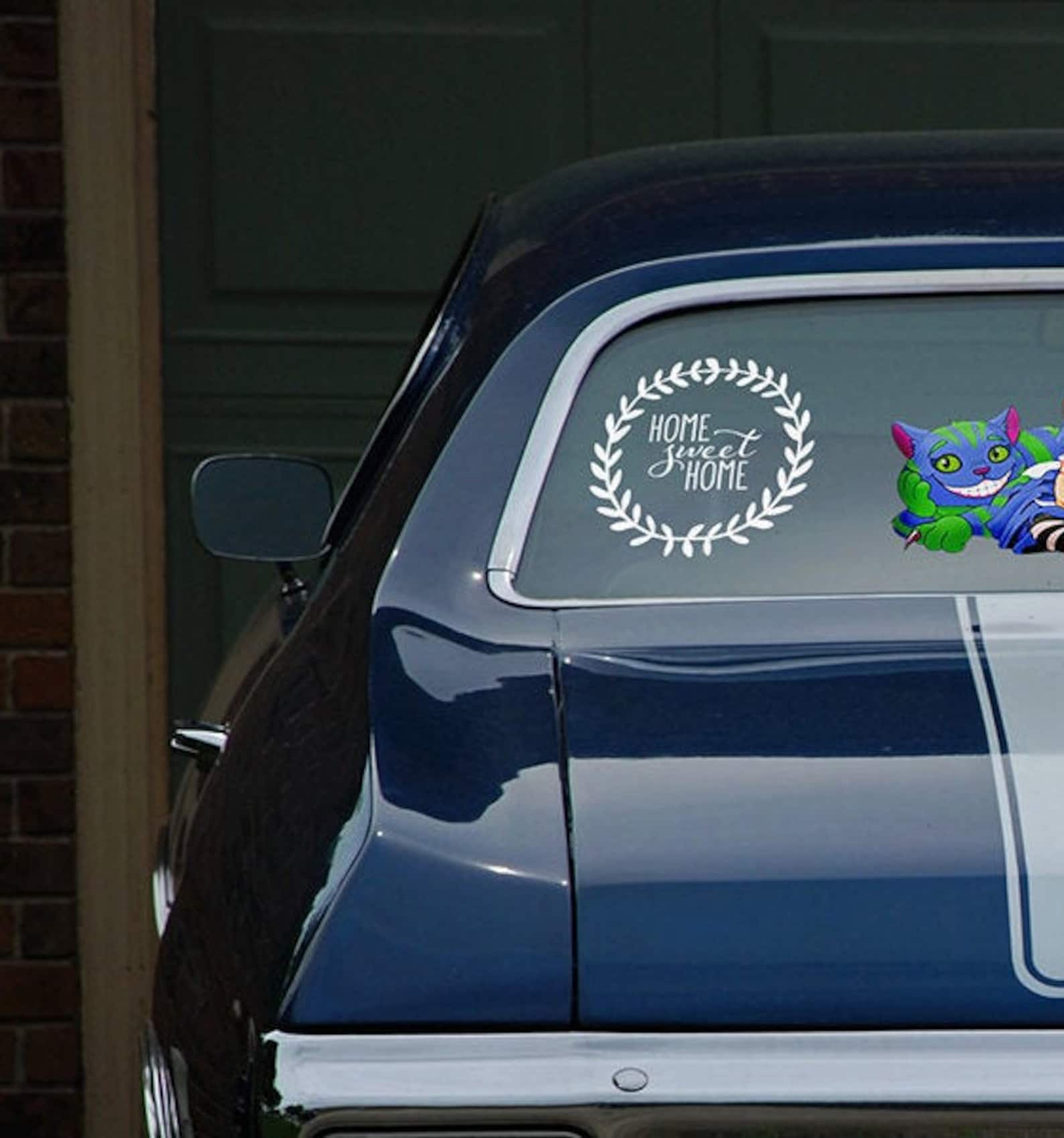 JPG PSD Vinyl decal / sticker Rear Window Car Mockup vinyl