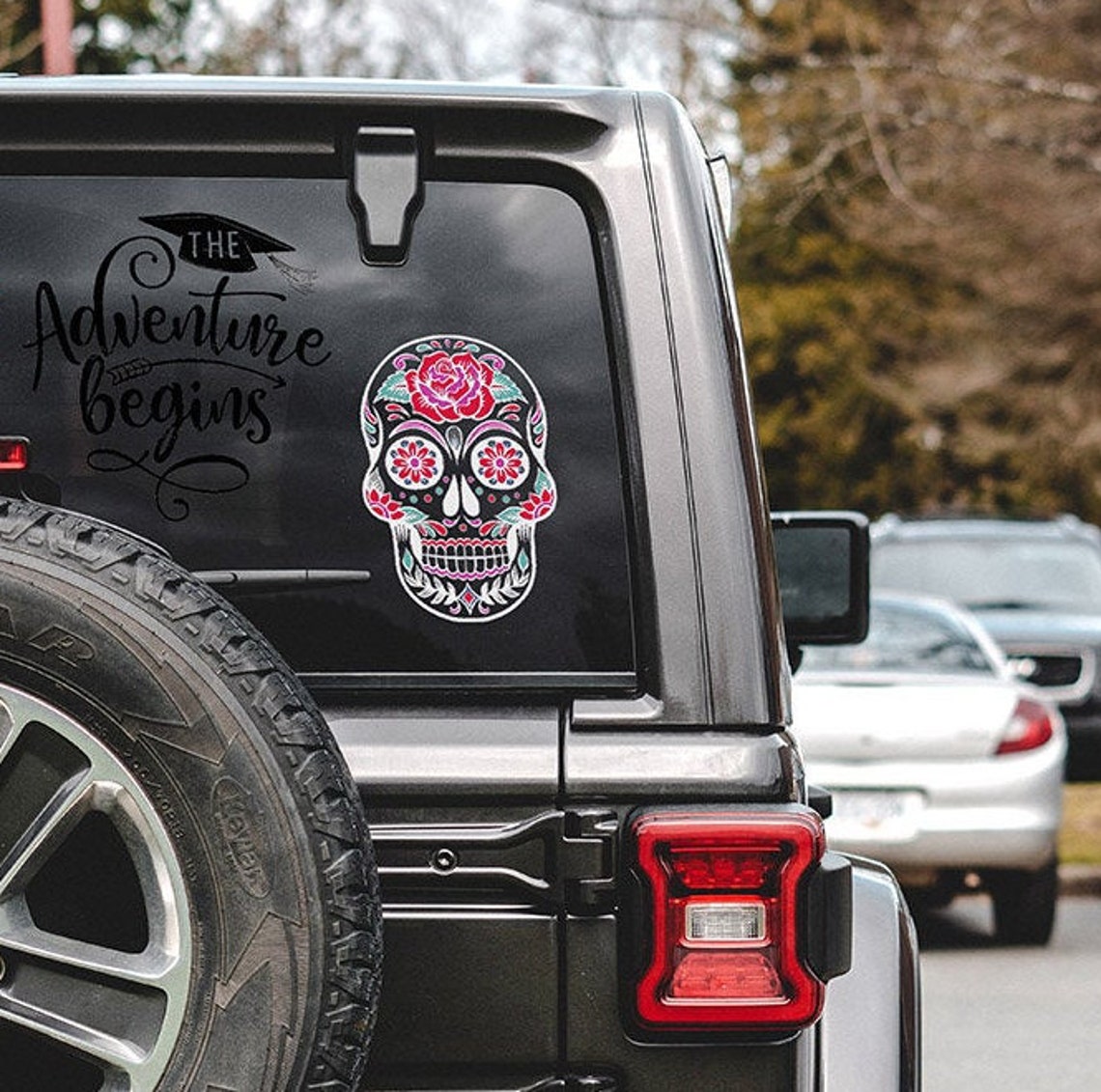 JPG PSD Vinyl Decal / Sticker Rear Window Car Mockup 4x4 Etsy