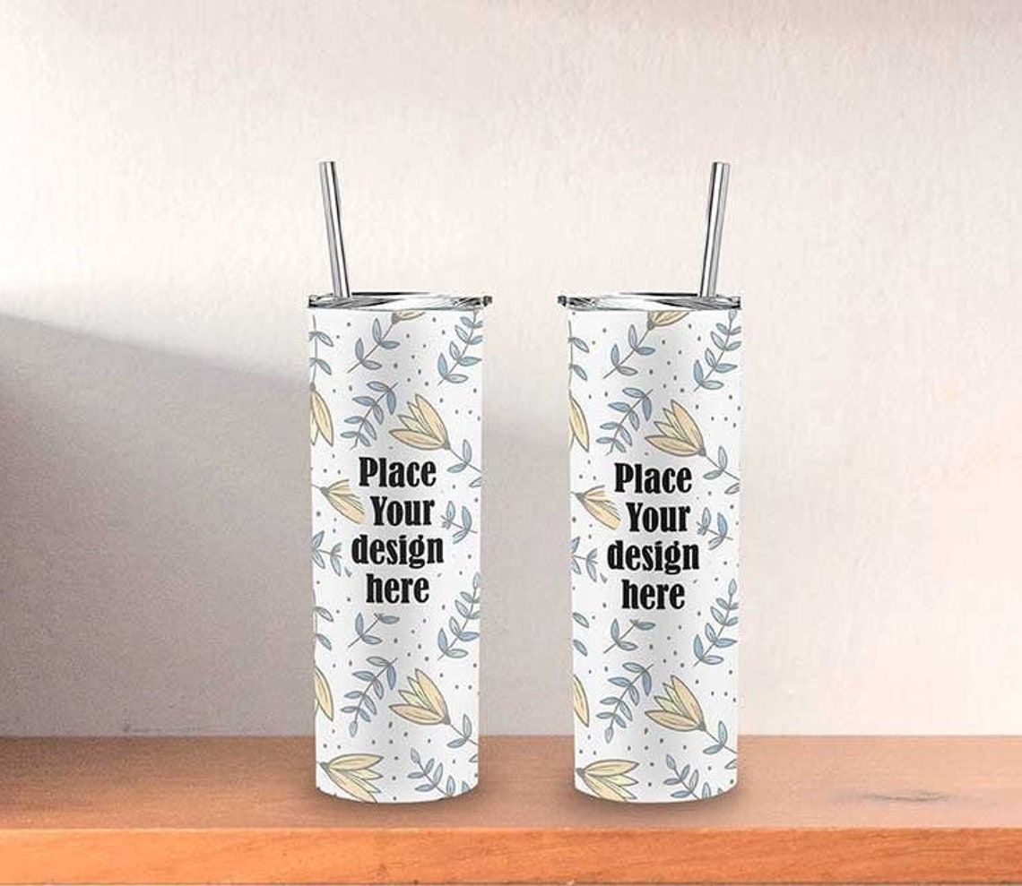 Download JPG PSD Blank sublimation skinny tumbler mockup tumbler | Etsy