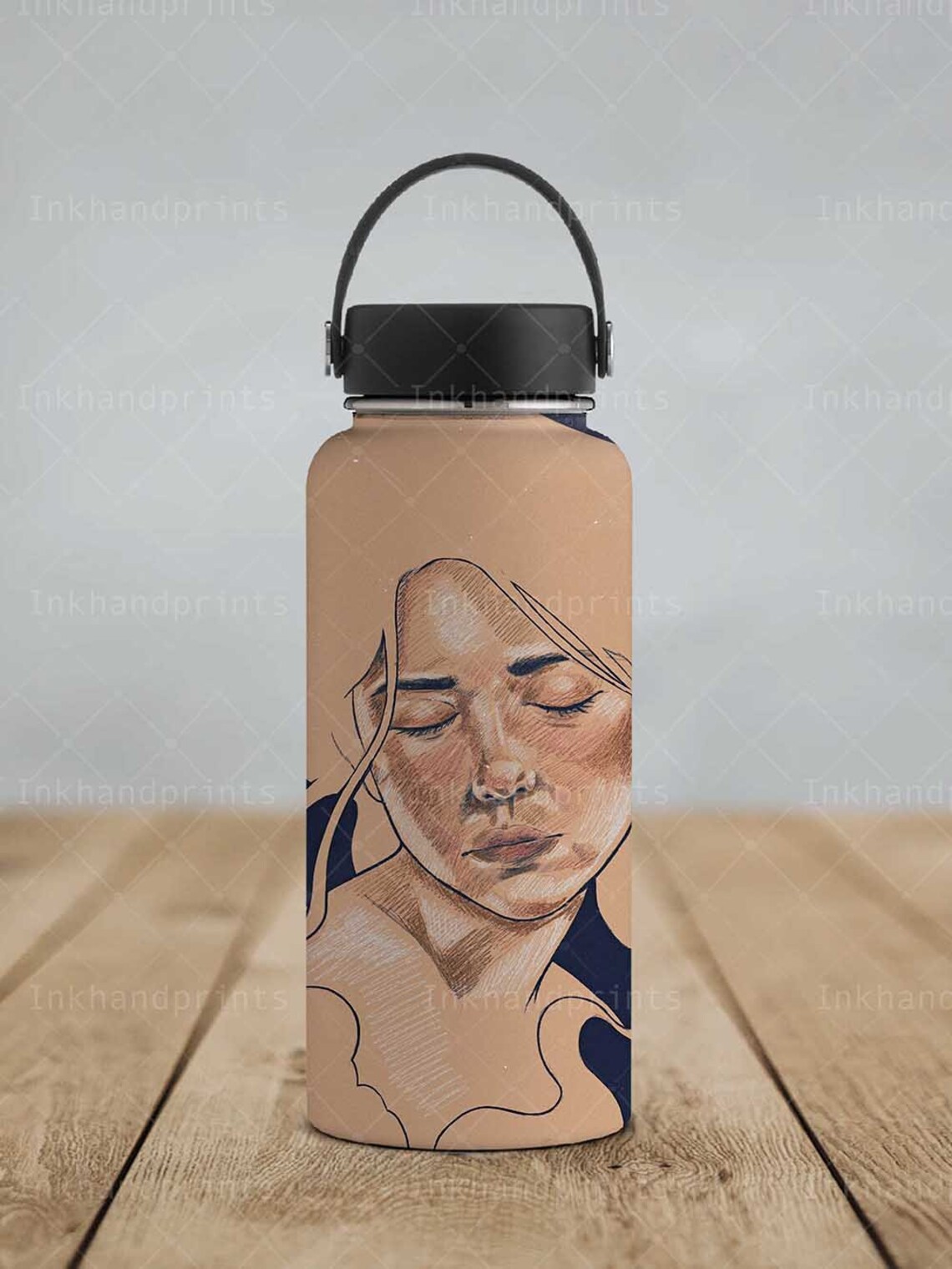 JPG PSD Vinyl decal / sticker hydro flask sticker MockupSVG Etsy