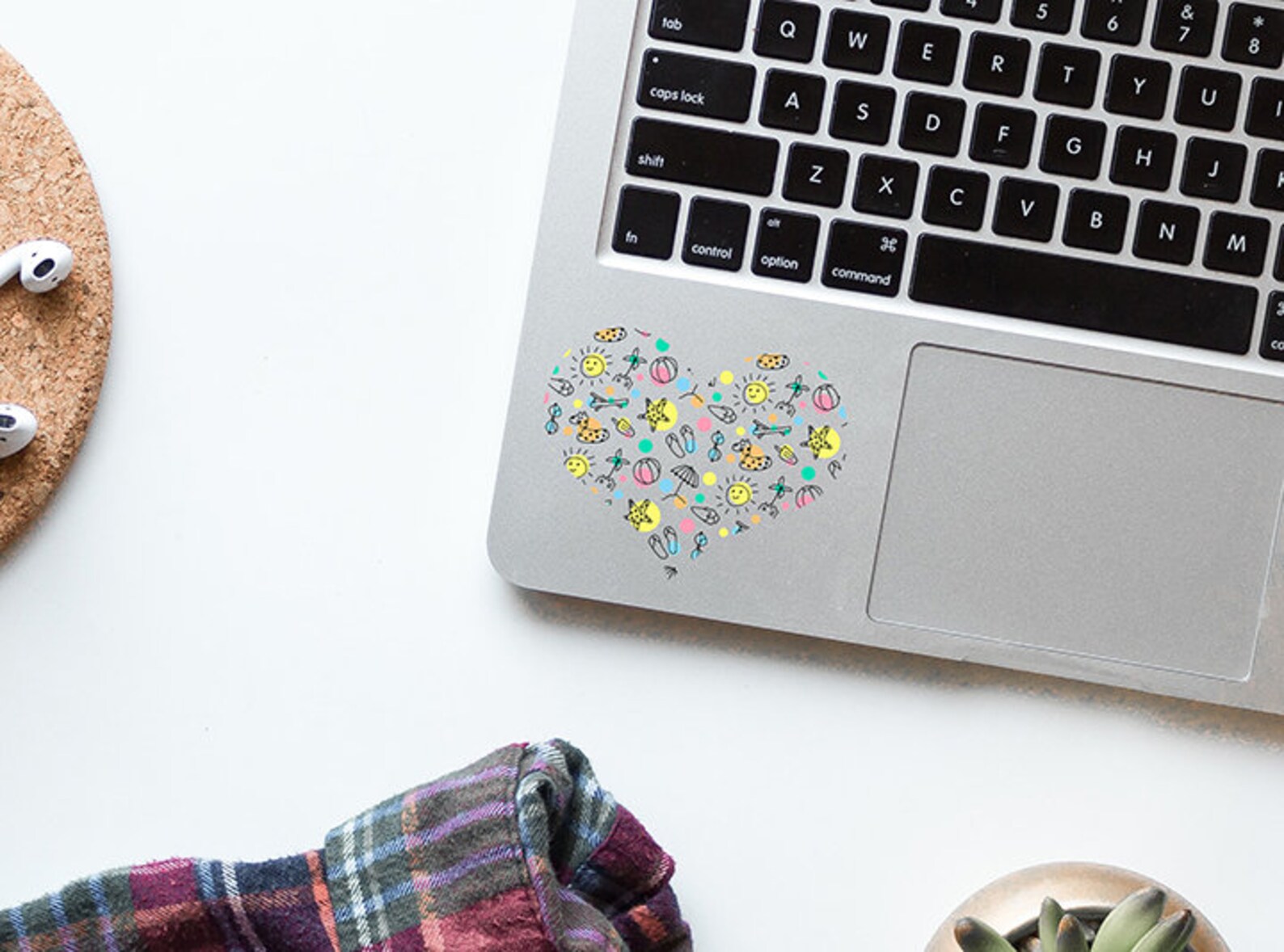 Download JPG PSD Vinyl decal / sticker Pc MacBook Mockup Laptop | Etsy