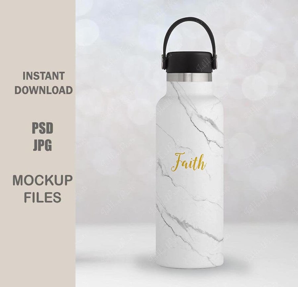 JPG PSD Vinyl Decal / Sticker Hydro Flask Sticker Mockupsvg Etsy