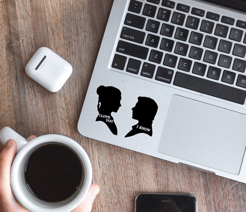 Download JPG PSD Vinyl decal/ sticker PC MacBook Mockup Cover Laptop | Etsy