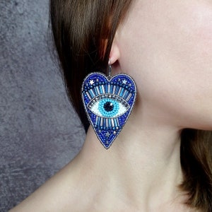 Evil eye shop earrings h&m