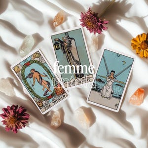 Lectura de tarot de 1 pregunta con 3 cartas - En profundidad y precisión - El mismo día - Información precisa, consejos espirituales, preguntas - Con pruebas - Entrega rápida