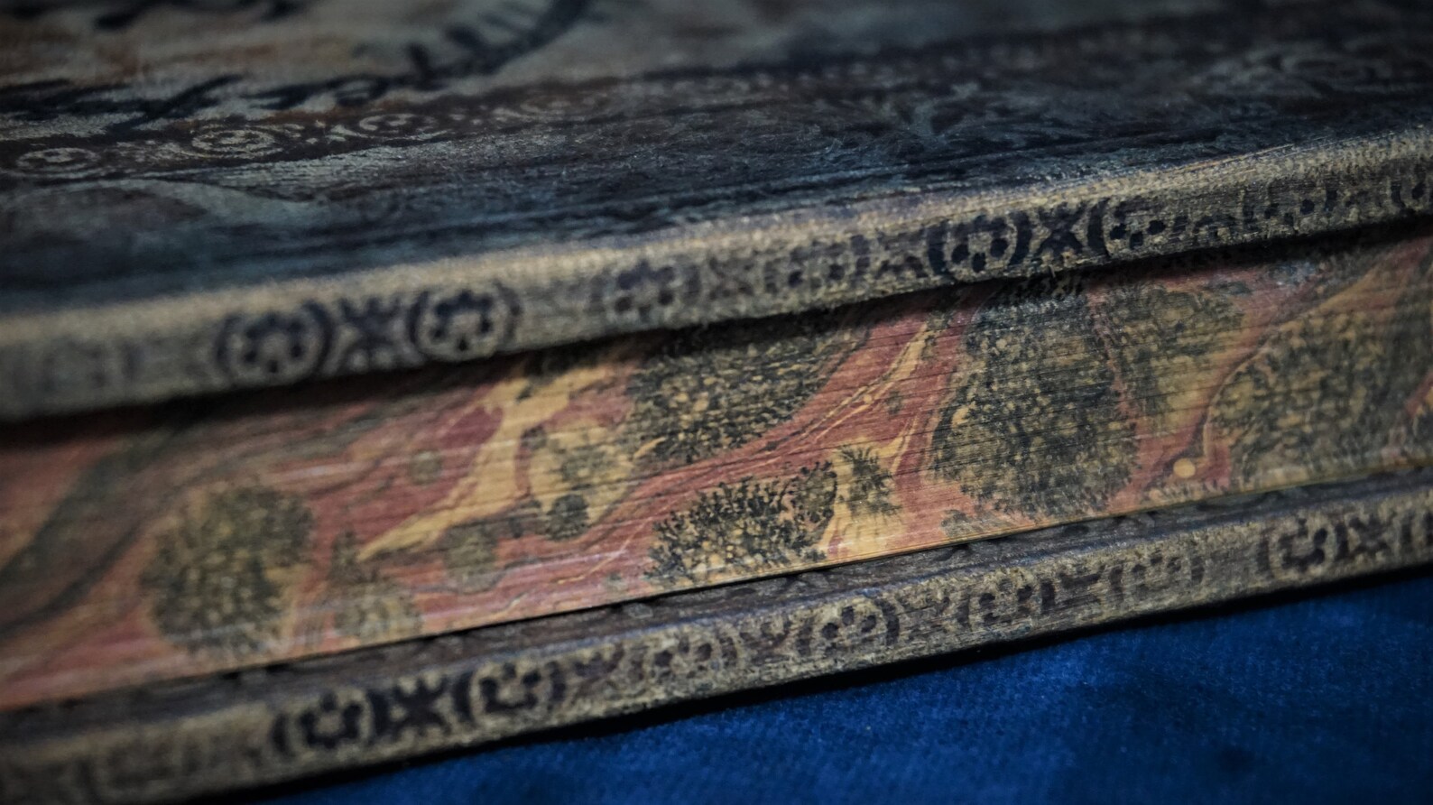 Leather bound the Lord of the Rings book the fellowship of | Etsy