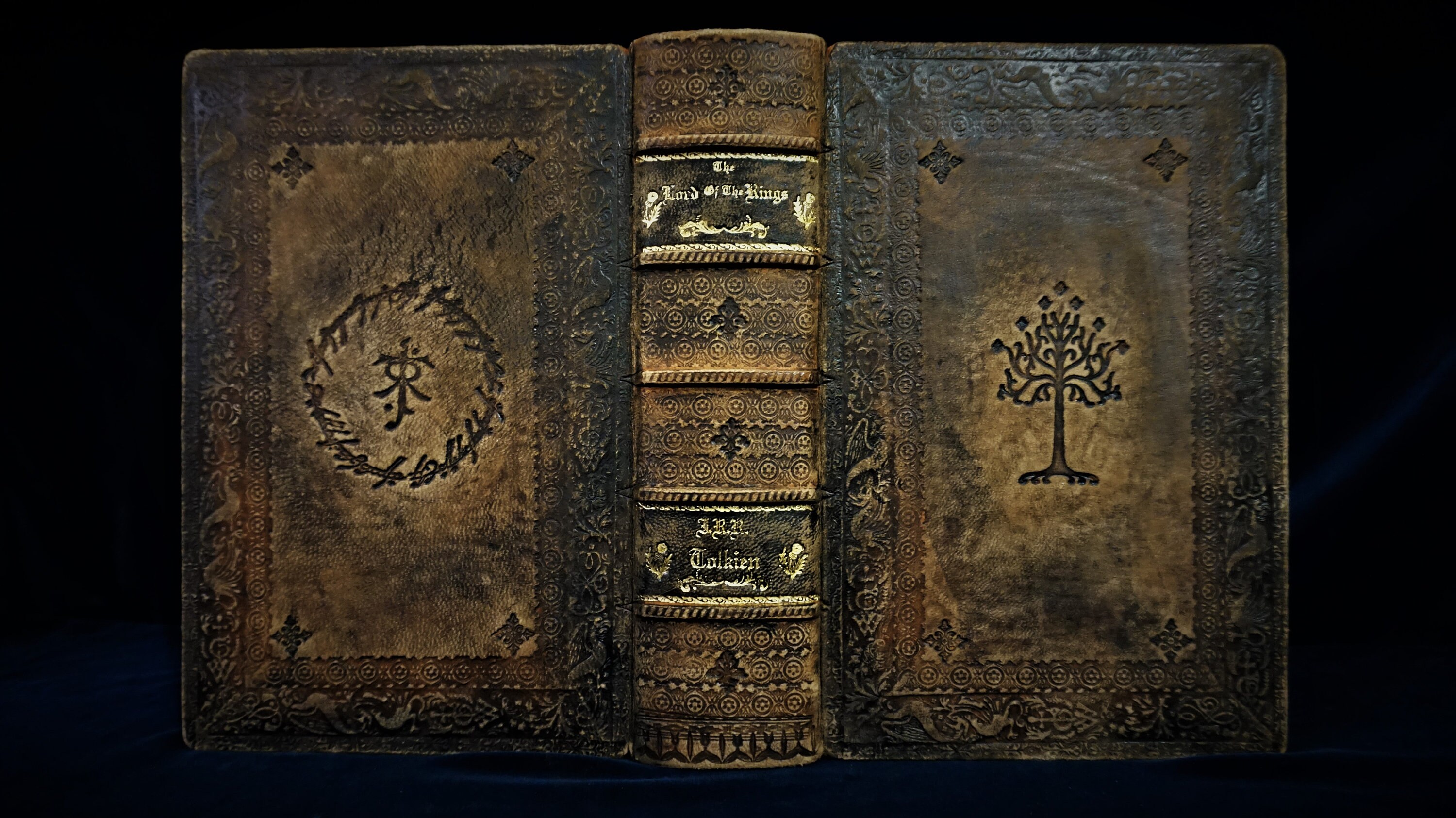 Lederband Herr der Ringe Buch mit Baum des Gondors LOTR Buch | Etsy