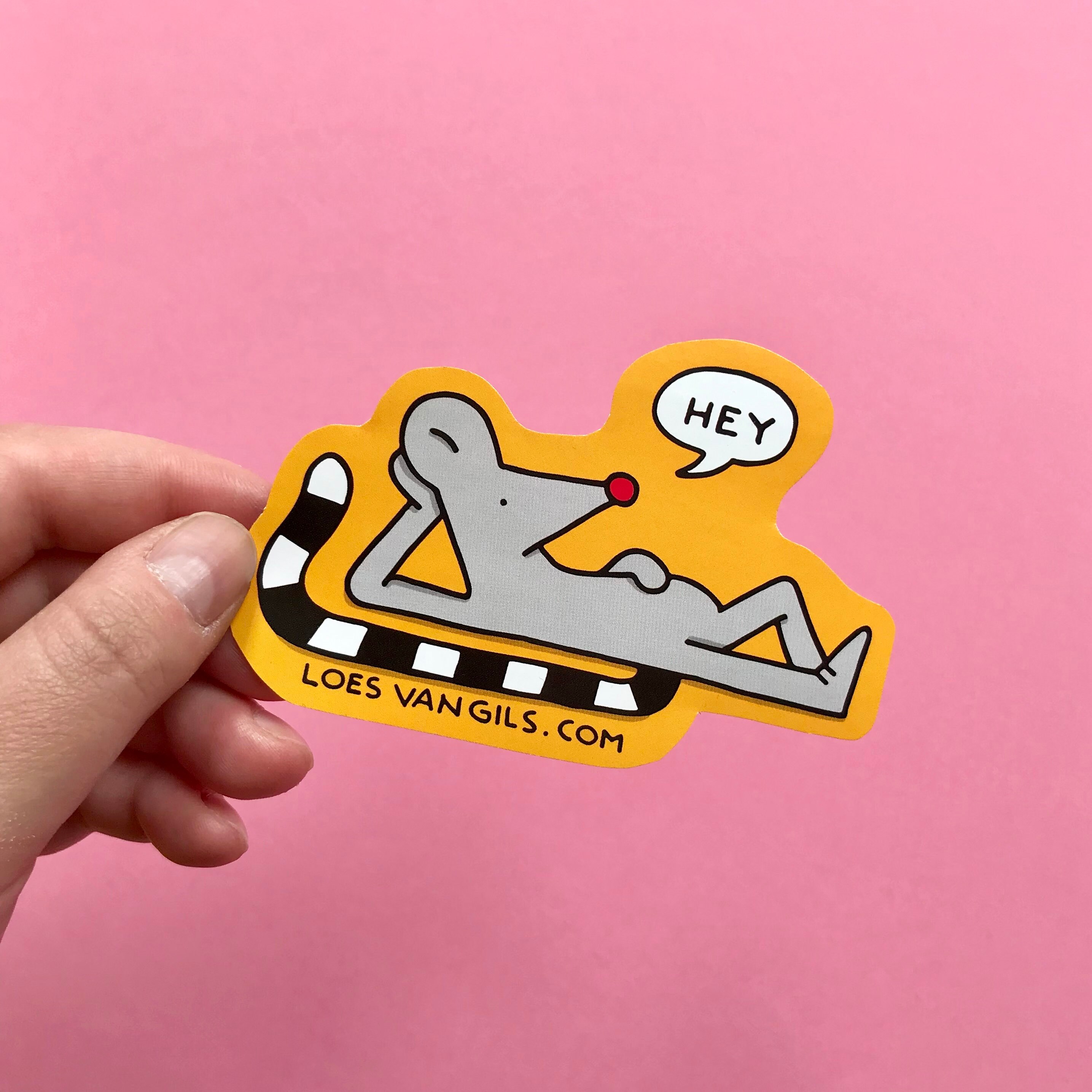 Ratpack Stickerset of 6 Animal Illustration Art Stickers - Etsy