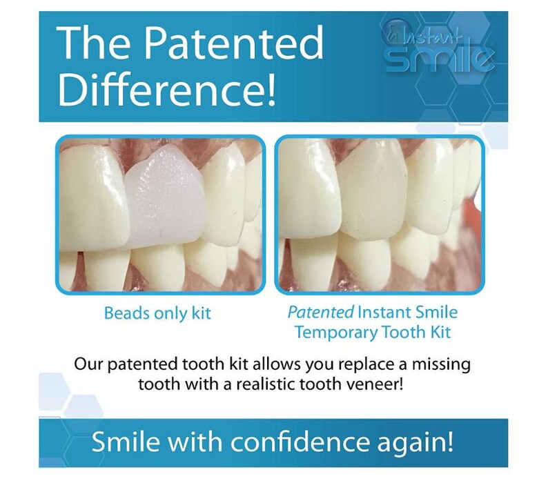 Instant Smile Complete Your Smile Temporary Tooth Replacment Etsy