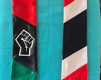 Pan-African Combination Flag Stole