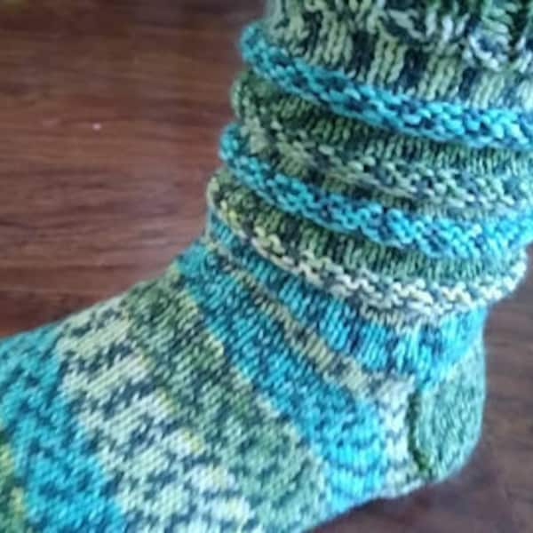 Adorable Slouch Look Sock Pattern