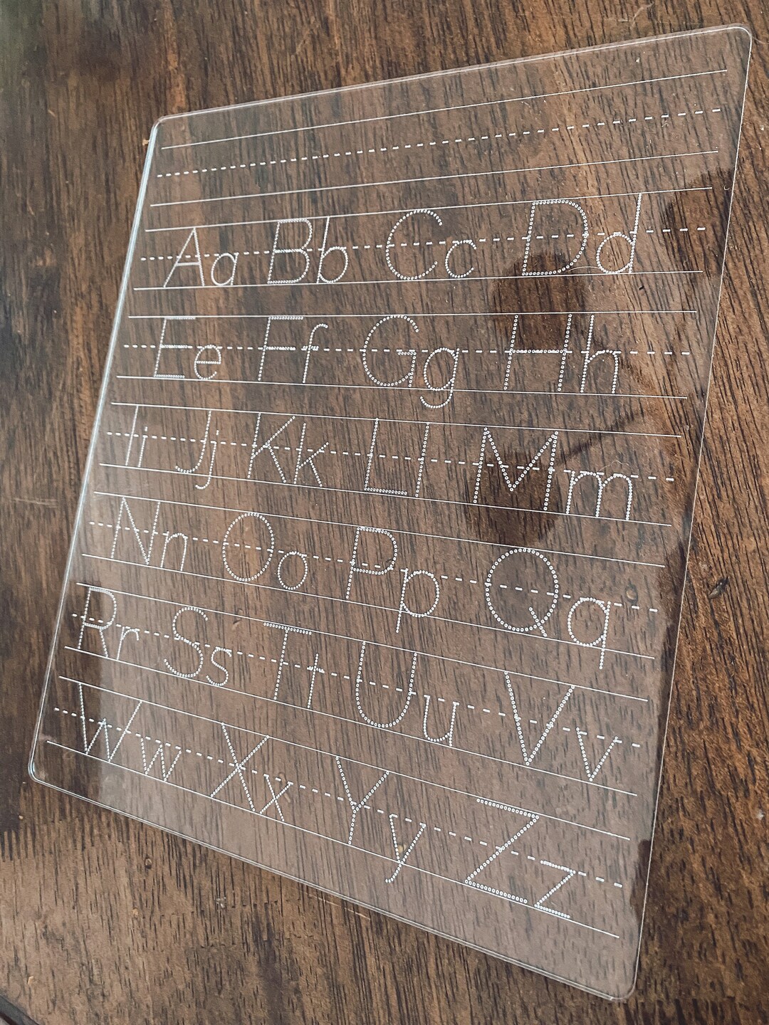 ABC Learning Board Abcs ABC Tracing Board Etsy