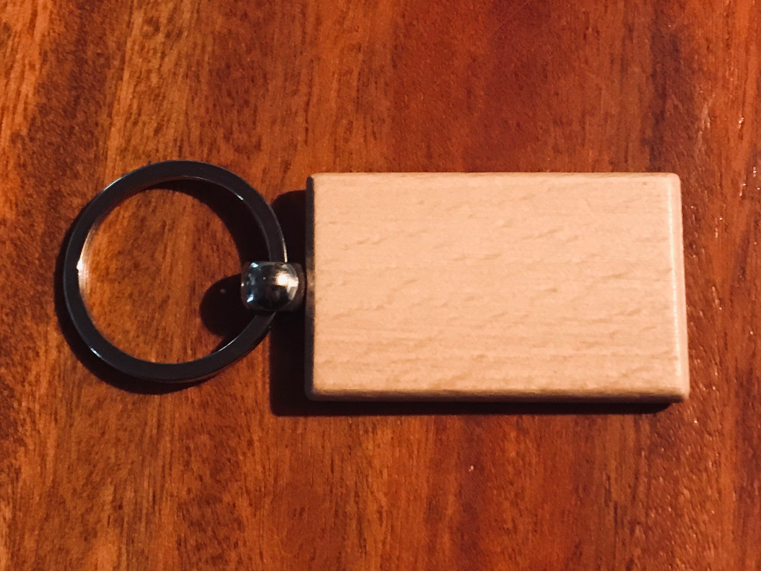 Beech Wood Keychain Blanks Laser Cricut Etsy