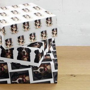 Majestic Bernese Mountain Dog Wrapping Paper Set