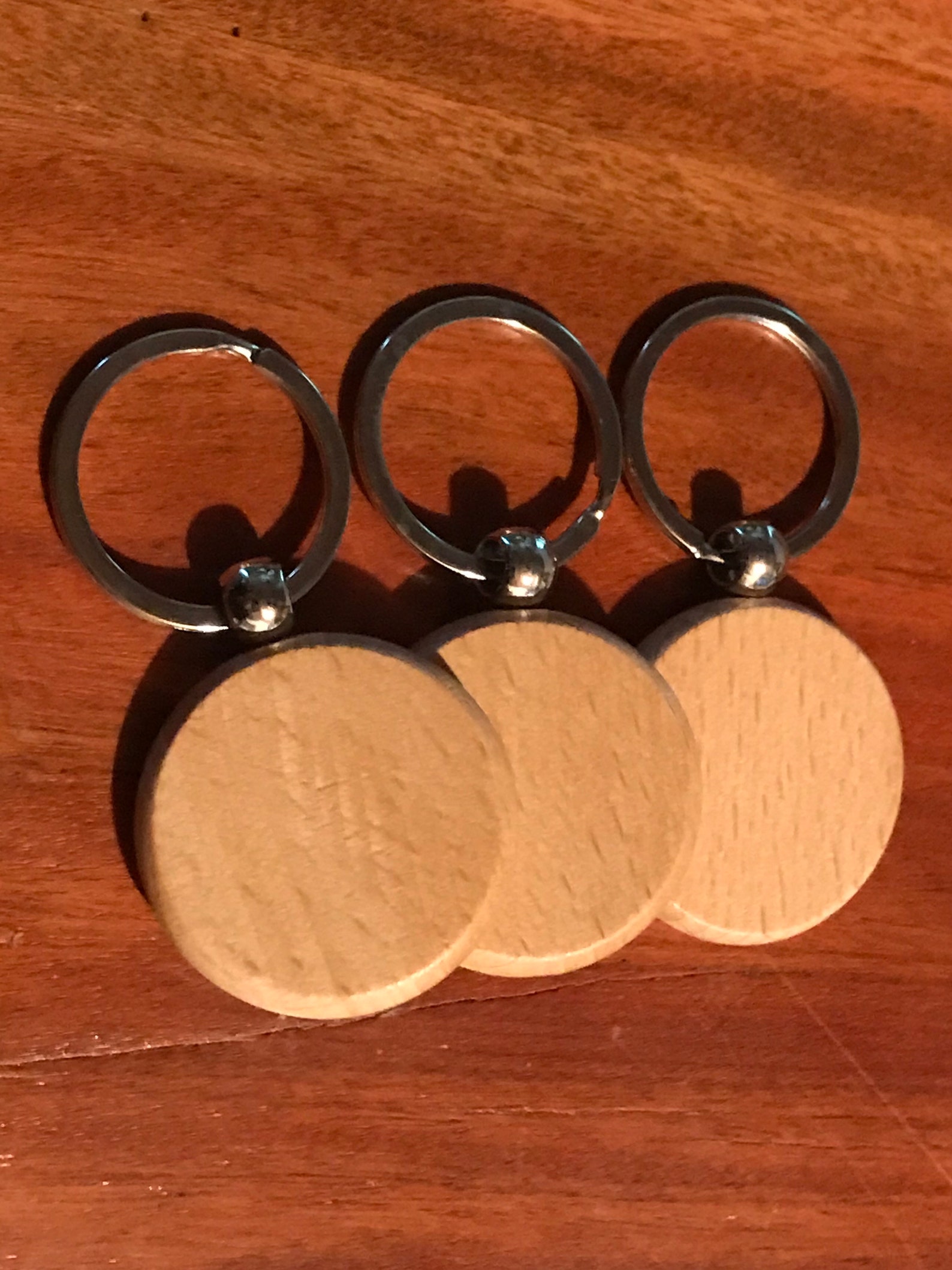 Beech Wood Keychain Blanks Laser Cricut Etsy