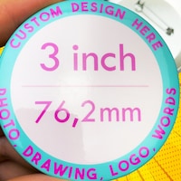 3 Inch Button Pin Canva Editable Template, Pin Button Template ...