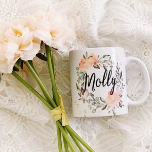 Personalize name Mug, mother's day gift mug, mug with name, Custom name Mug, Personalize mug, personalise mug, monogram mug, bridesmaid gift
