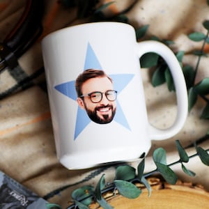 The Office mug, mother's day gift mug, the office tv show mug, the office gift, the office star mug, star face mug, Gift For Best Friend image 1