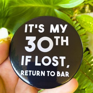 Small custom magnetic button for clothing - wearable, no hole needed - Personalized Pin with Strong Magnet Back – No Holes in Clothing image 12