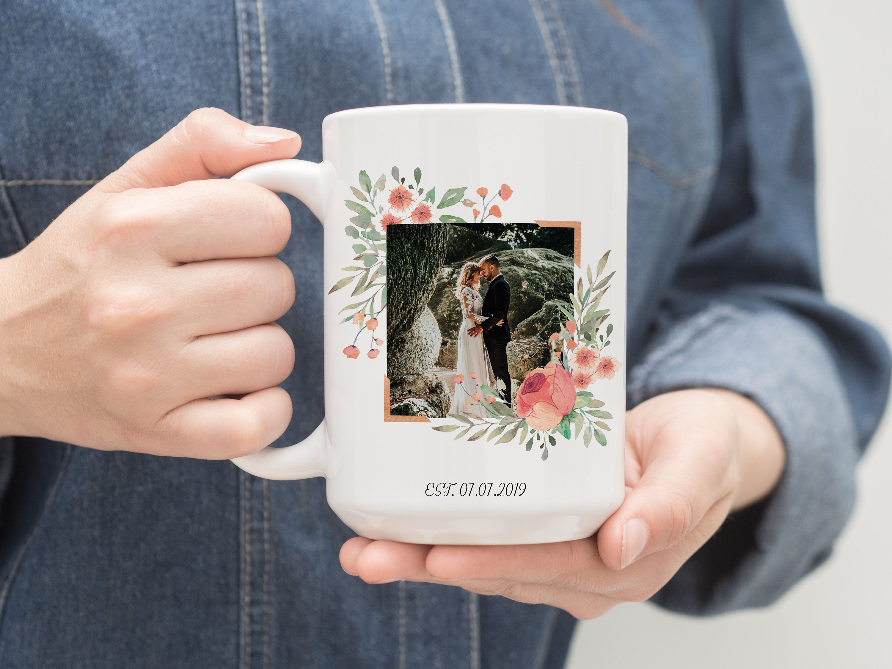Personalized Mug Custom Wedding Mug Wedding Gifts Photo Etsy UK