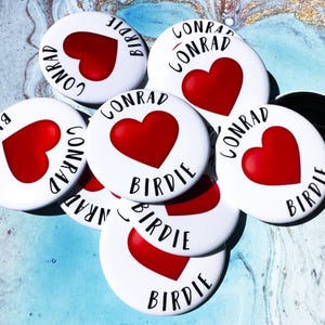 Small custom magnetic button for clothing - wearable, no hole needed - Personalized Pin with Strong Magnet Back – No Holes in Clothing image 6
