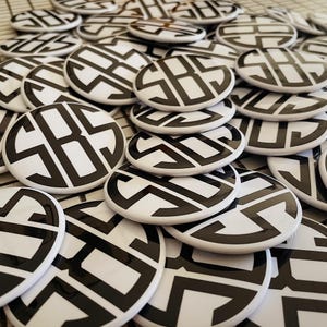 Small custom magnetic button for clothing - wearable, no hole needed - Personalized Pin with Strong Magnet Back – No Holes in Clothing image 11