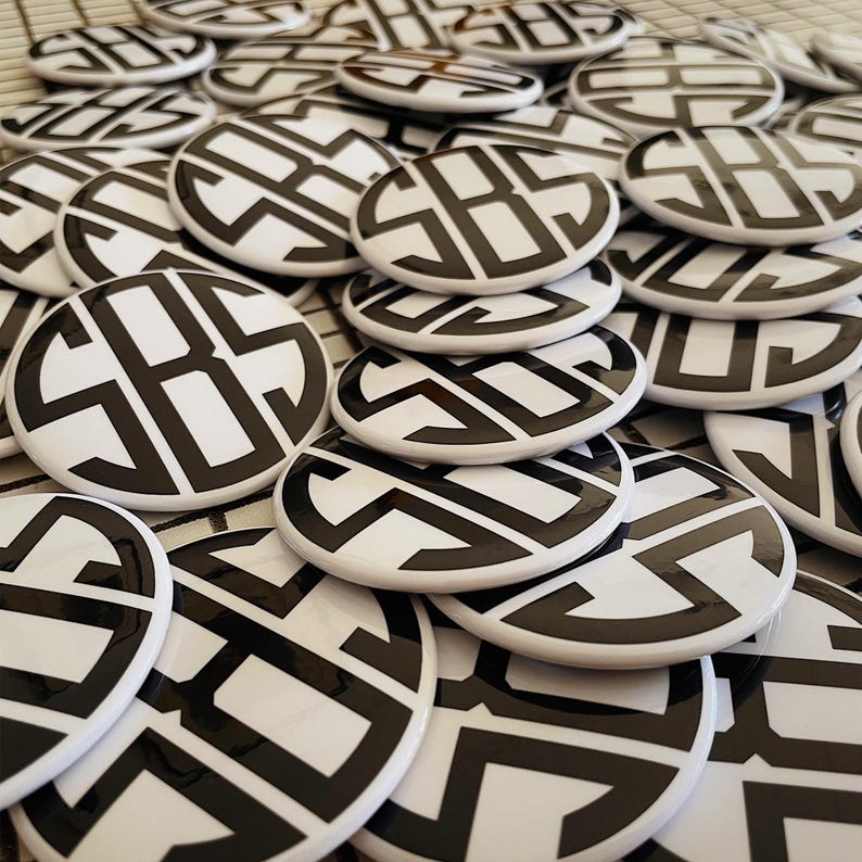 Small custom magnetic button for clothing - wearable, no hole needed - Personalized Pin with Strong Magnet Back – No Holes in Clothing image 11