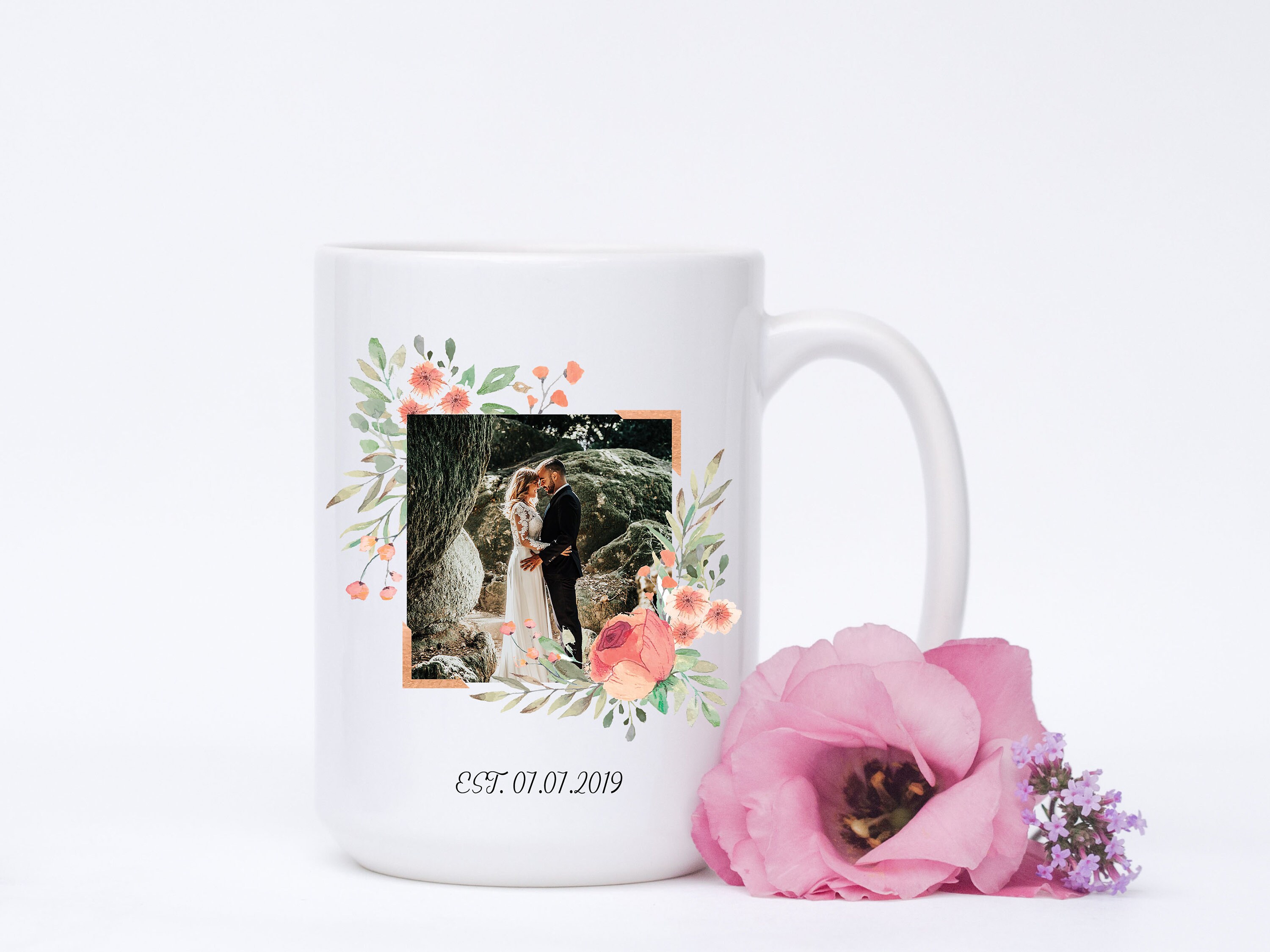 Personalized Mug Custom Wedding Mug Wedding Gifts Photo Etsy UK