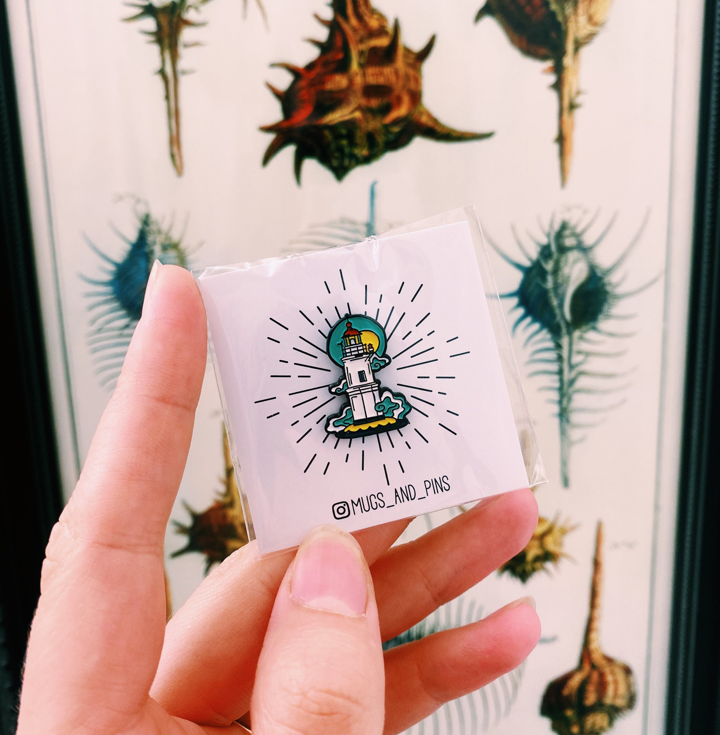 Metal Enamel Pin Badge Brooch Light House Lighthouse Keeper Tower Lamp Coast Sea Metal Enamel Pin Badge Brooch Light House Lighthouse Keeper Tower Lamp Coast Sea