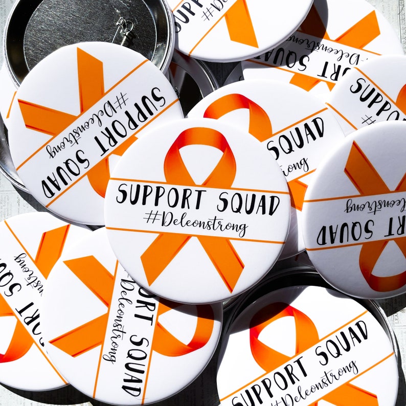 Personalized Awareness Ribbon Pin – Custom Color Cancer Support Badge ...