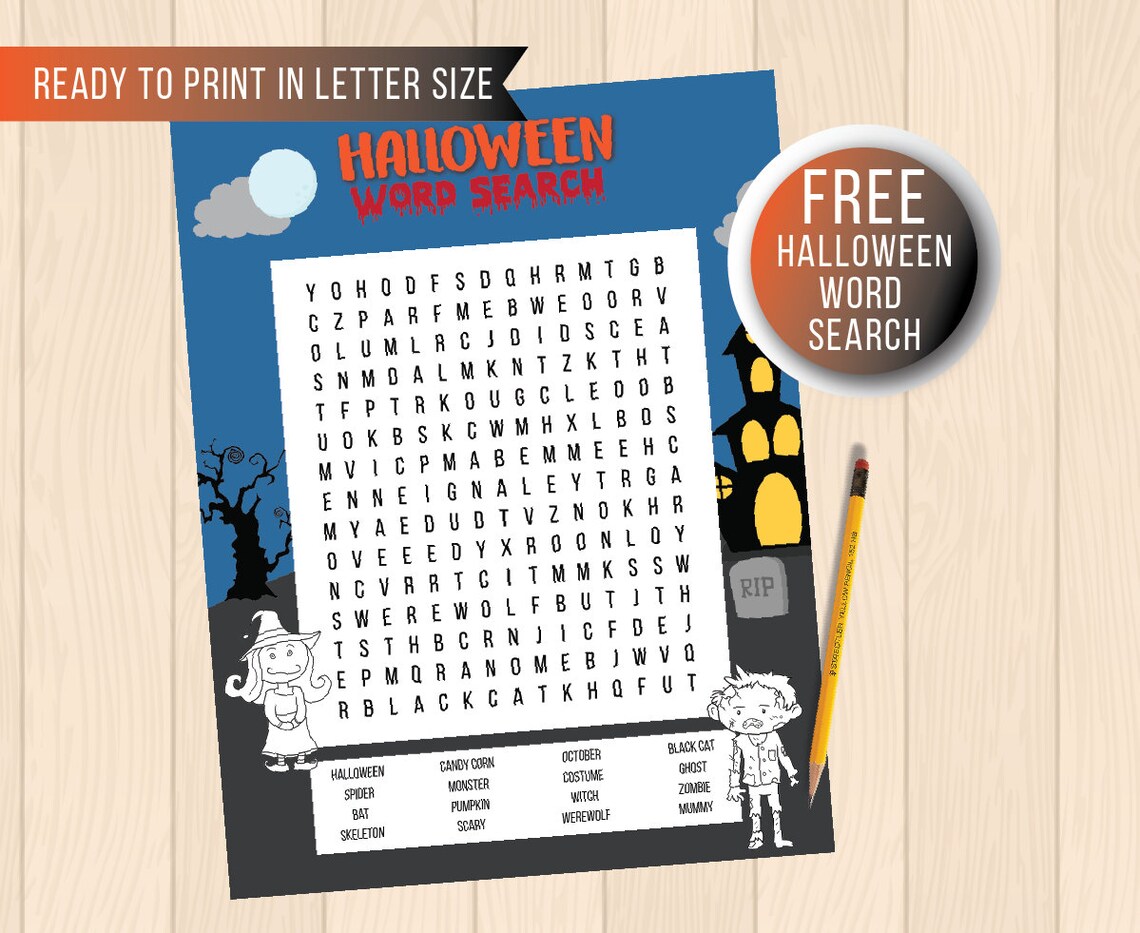 Halloween Memory Card Game Printable Etsy
