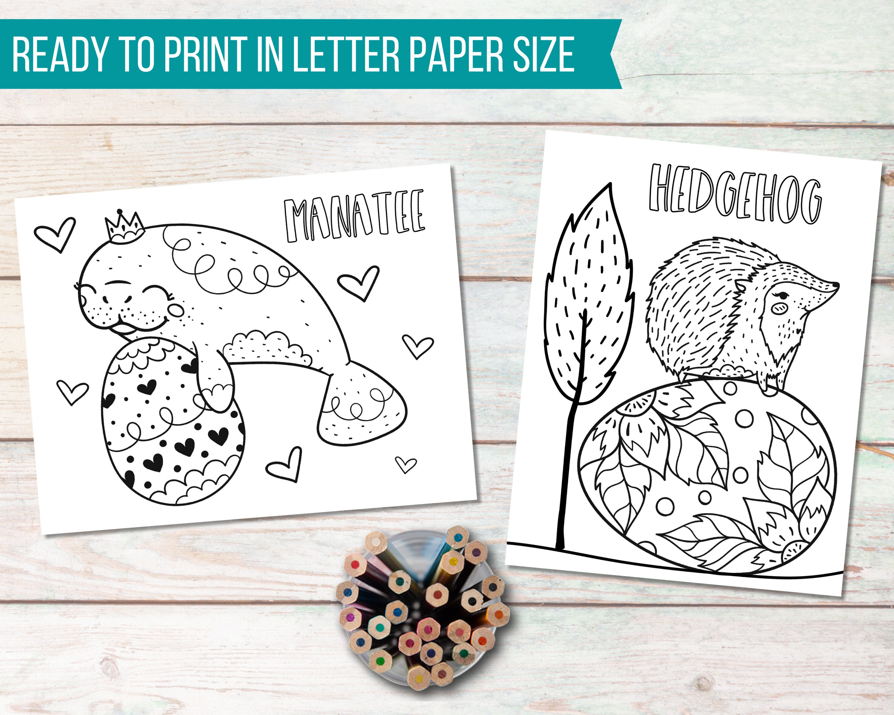 Printable Easter Coloring Pages, Kids Activity Pages, Digital Download ...