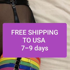 Full Set Body Harness Strappy Lingerie Fetish BDSM Harness Erotic