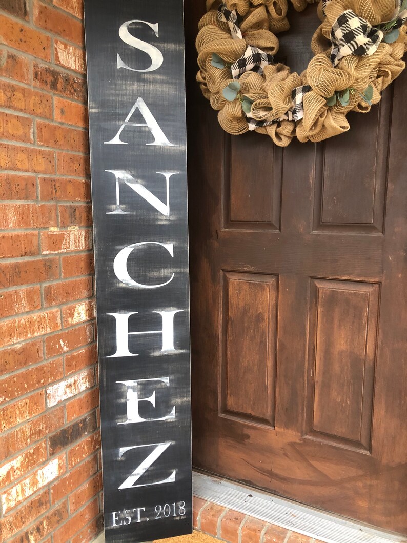 Standing Porch Sign Etsy