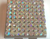 Bling Aurora Rainbow Crystal Rhinestone Pillbox