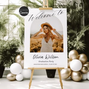 Graduation welcome sign,yard graduation welcome sign, Graduation Party welcome sign, graduation class of 2025 sign