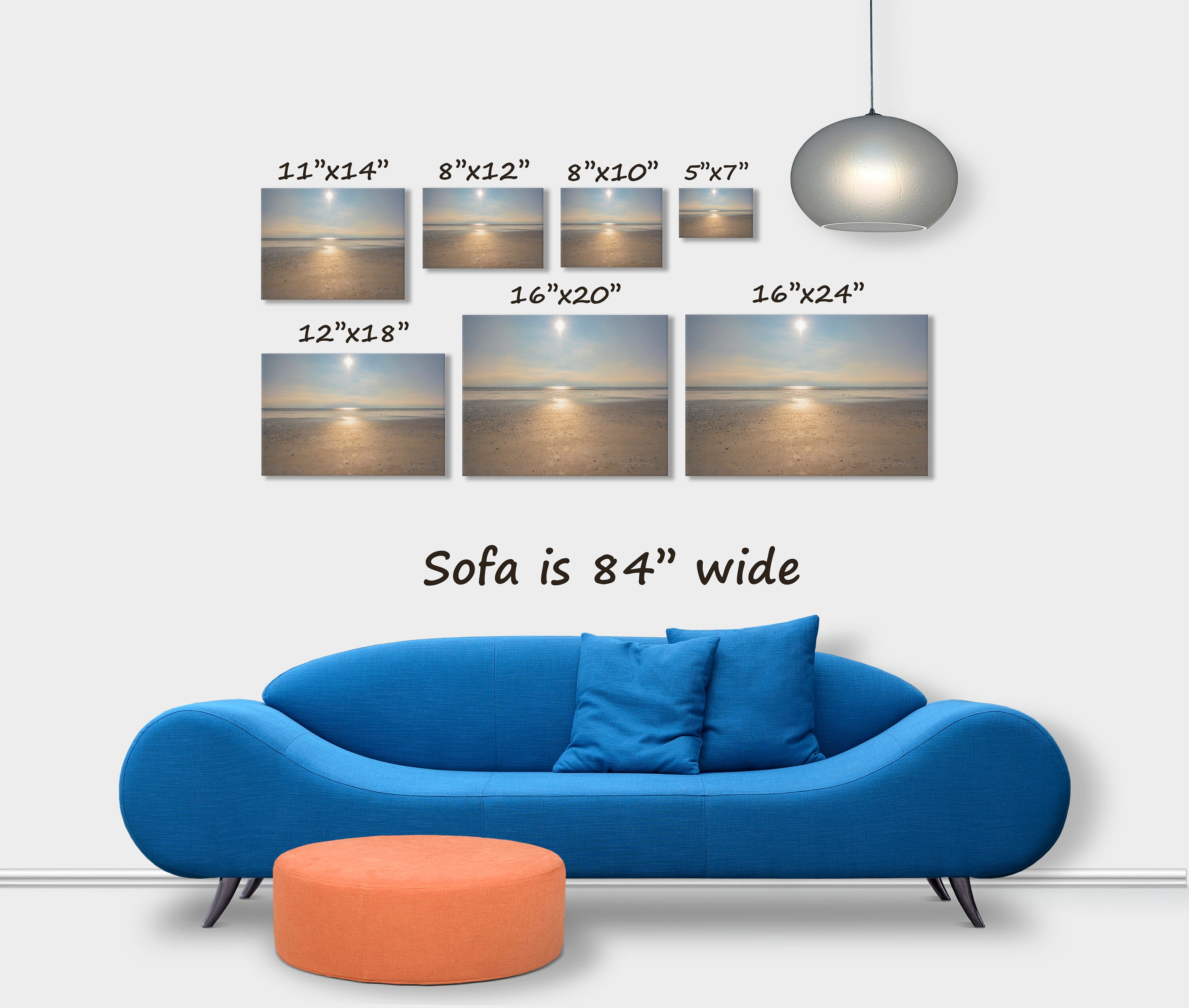 Print Size Guide Wall Size Comparison Chart Wall Display | Etsy