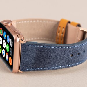 Fitbit Versa 4 Leather Band, Leather Fitbit Sense 2 Strap, Fitbit Versa 3 Band, Leather Bracelet Fitbit Versa 2, Customized Gift, Watch Band image 2