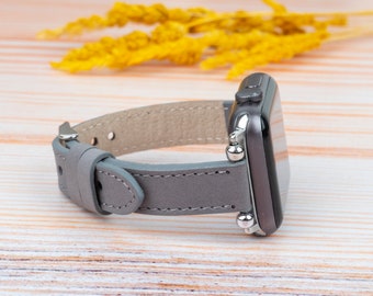 Fitbit Versa 4 Band Women, Fitbit Sense 2 Strap, Slim Leather Fitbit Versa 3 Band, Best Friend Gift, Mother Gift, Wedding Gift, Versa 2 Band