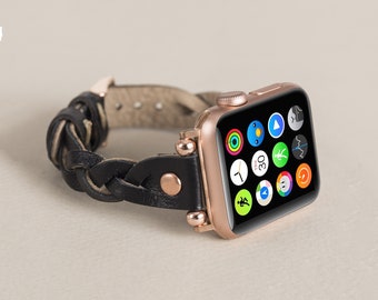 Pulseira de couro para Fitbit Versa 4, pulseira Fitbit Sense 2, pulseira de couro para Fitbit Versa 3, presente de casamento, presente de aniversário, pulseira Versa personalizada