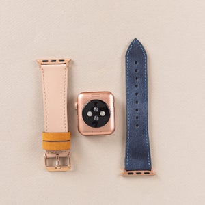 Fitbit Versa 4 Leather Band, Leather Fitbit Sense 2 Strap, Fitbit Versa 3 Band, Leather Bracelet Fitbit Versa 2, Customized Gift, Watch Band image 5