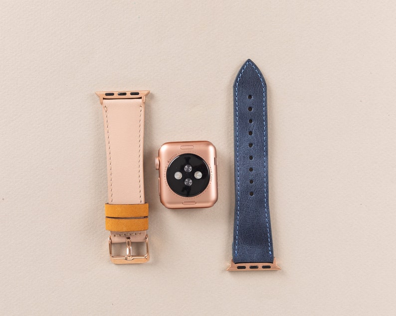 Fitbit Versa 4 Leather Band, Leather Fitbit Sense 2 Strap, Fitbit Versa 3 Band, Leather Bracelet Fitbit Versa 2, Customized Gift, Watch Band image 5