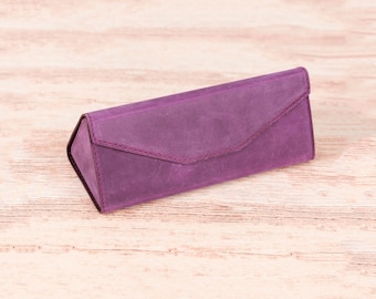 Leather Glasses Case, Glasses Cover, Handmade Glasses Case, Personalized Glasses Case, Eyewear Case, Gift Sunglasses Case, Customized Gift