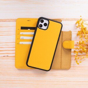 Apple iPhone 11 Pro Max Brieftasche, Leder iPhone 11 Pro Max Hülle, magnetische abnehmbare iPhone 11 pro Max Abdeckung, Hochzeitsgeschenk, Jahrestagsgeschenk
