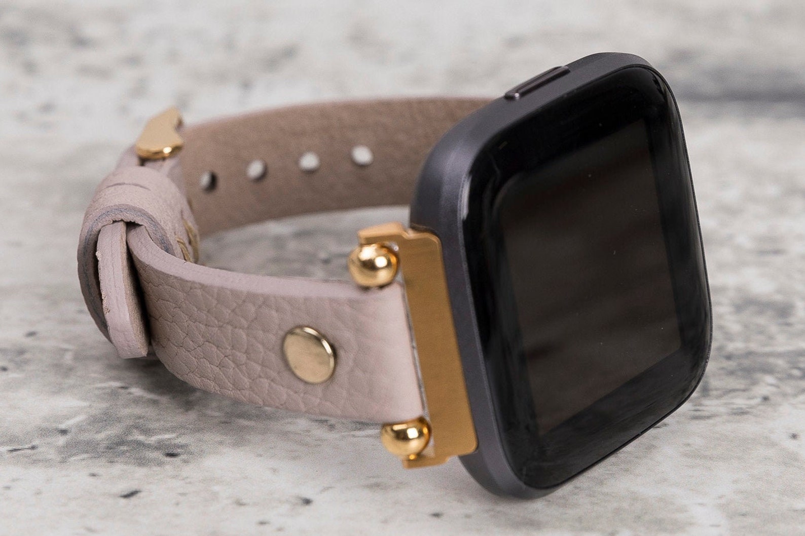 Fitbit Versa 3 Leather Watch Band Handmade Leather Watch Etsy