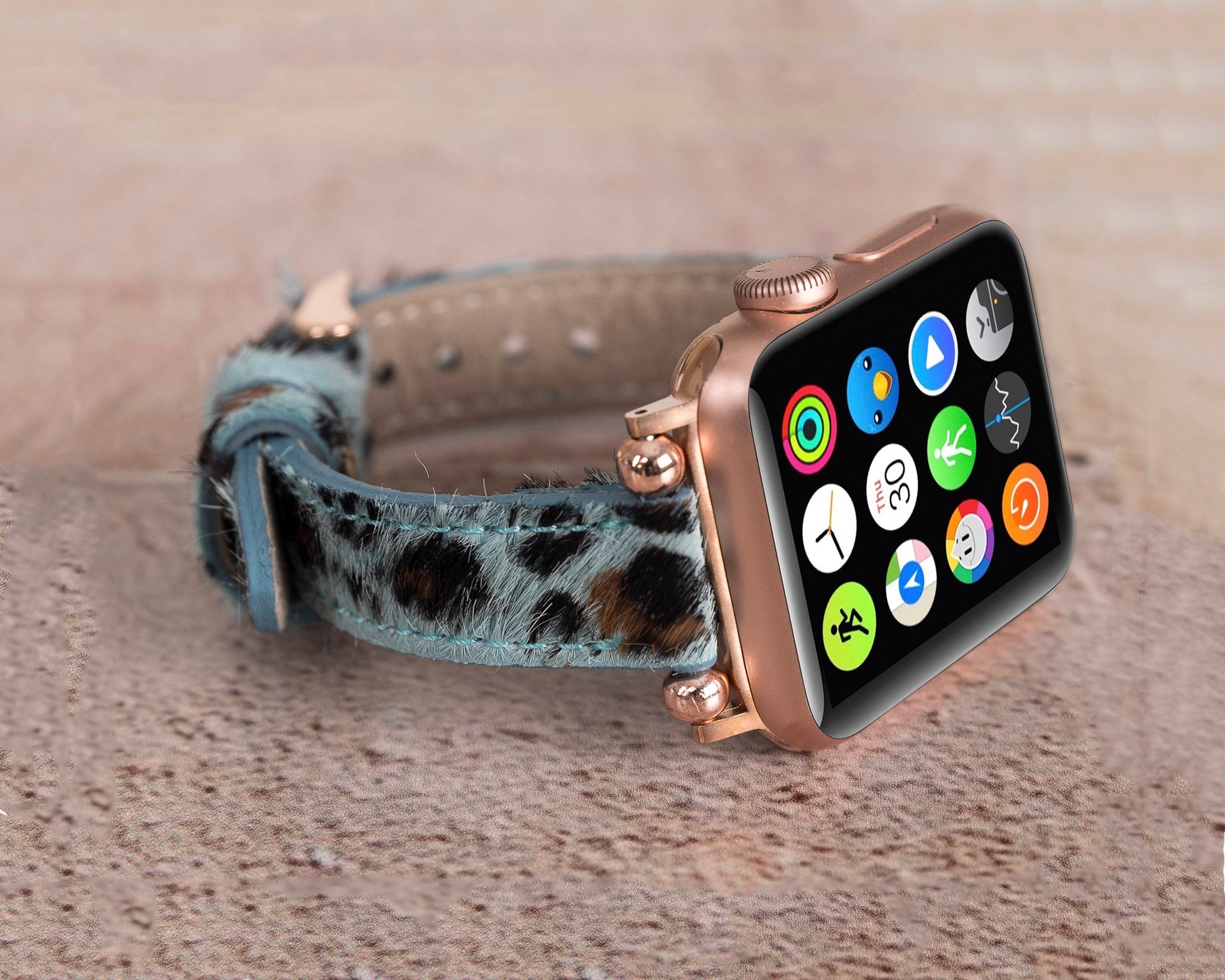 NEW Luxury Fluffy Fashion Apple Watch Band 16 Best Luxury Designer Apple Watch Bands of 2024 main image 2