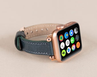 Pulseira Fitbit de couro legítimo: Versa/Sense, hardware personalizável