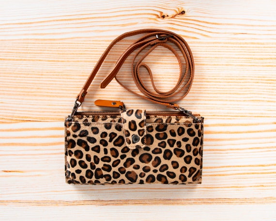 Crossbody Phone Wallet, Leather Strap Wallet, Crossbody Wallet for Women, Phone bag with Card Holder, Shoulder Strap Wallet Case up to 6.7